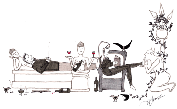 gardenLounging
